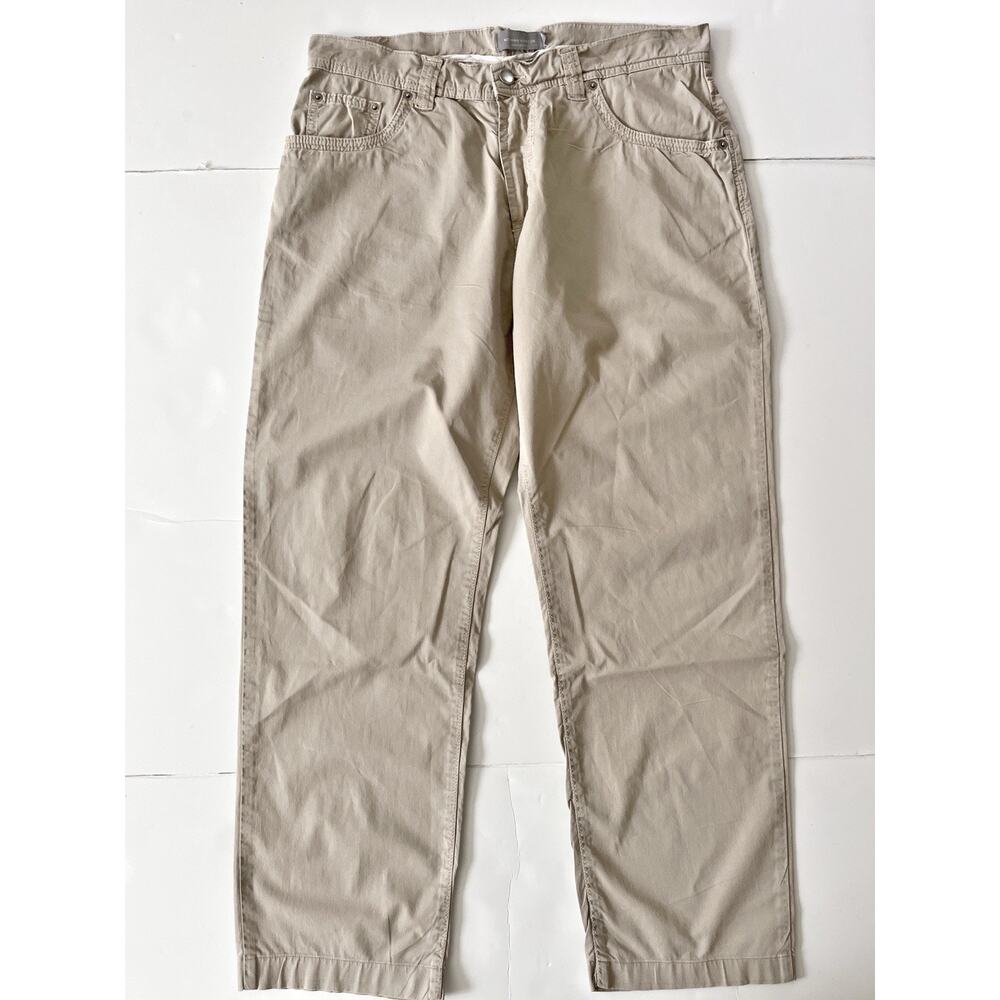 Neiman Marcus 5 Pockets Pants Men Sz 32 ( 32x27 ) Beige Straight Leg Lightweight